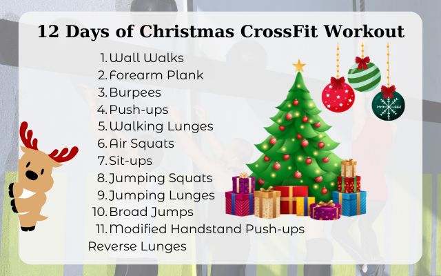 12 Days of Christmas CrossFit Workout
